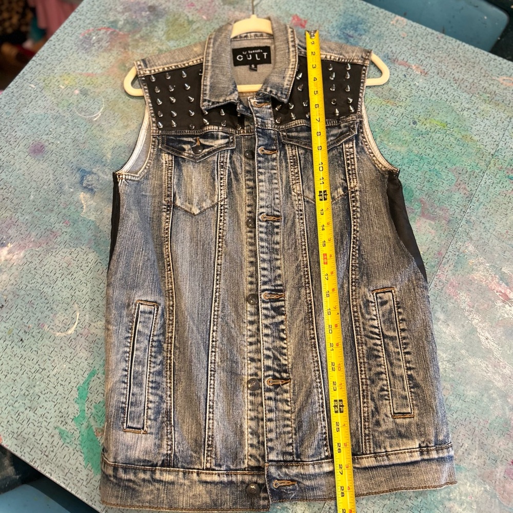Denim Studded Jacket - Picture 8 of 8